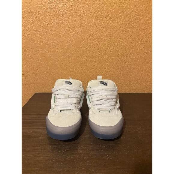 Vans Knu Skool Translucent Skate Sneakers Shoes Classic White Green Size8.5M/10W - Picture 2 of 7